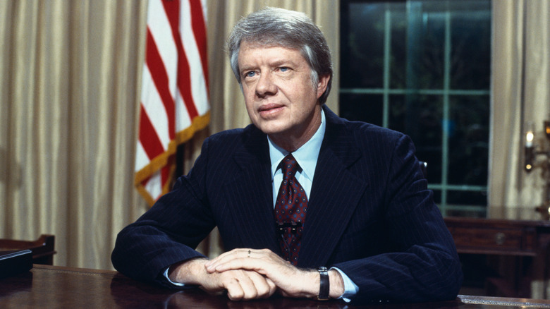 President Jimmy Carter in the Oval Office
