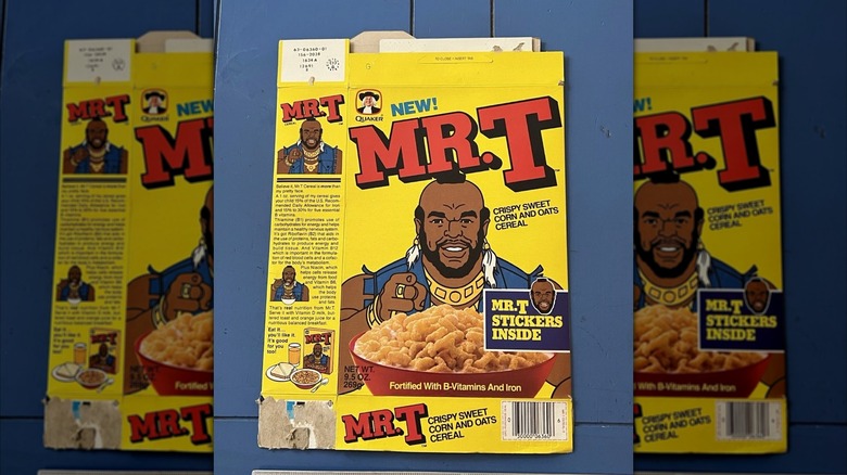 Vintage Mr. T cereal box