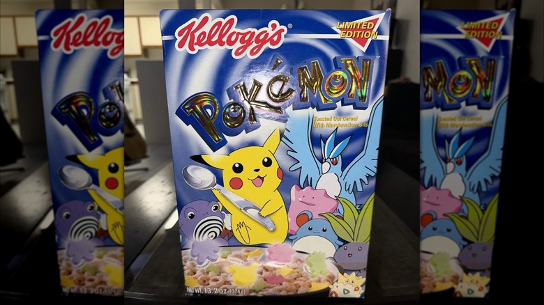 1999 Pokemon cereal box