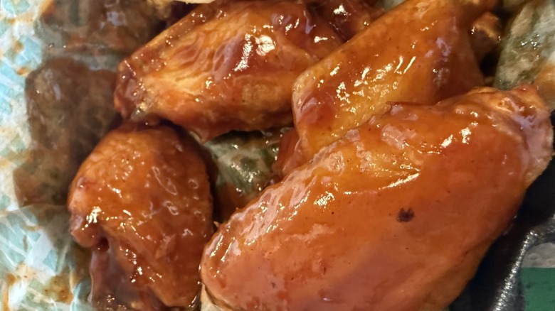 Chicken wings with Hawaiian sauce from Wingstop