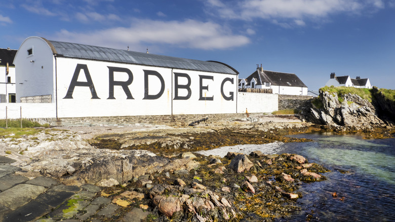 The Ardbeg Distillery on the Isle of Islay, Scotland