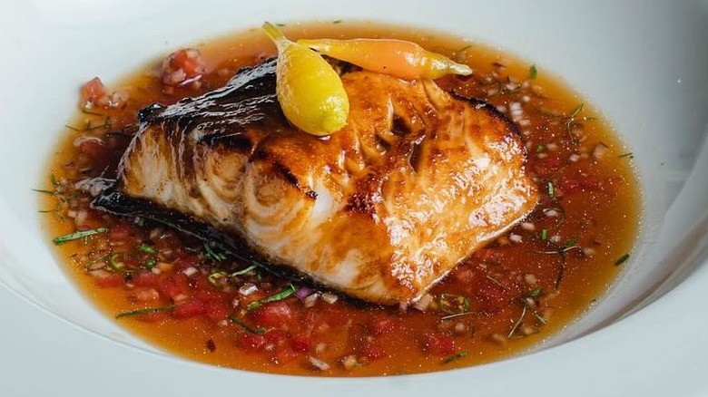 A cod dish at Máximo in Mexico City