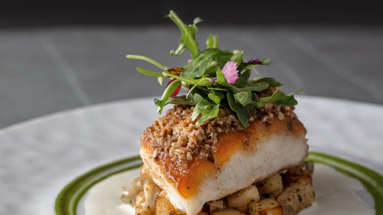 A fish dish at Pangea in Monterrey