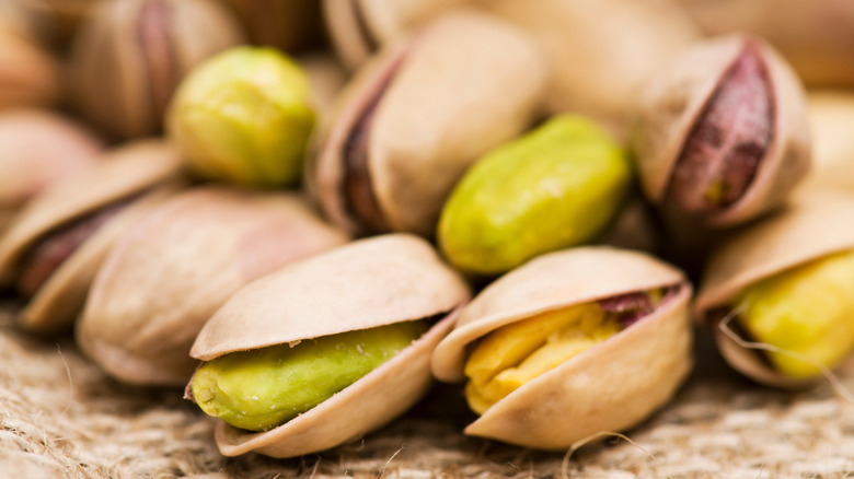 Pistachio nuts in shells