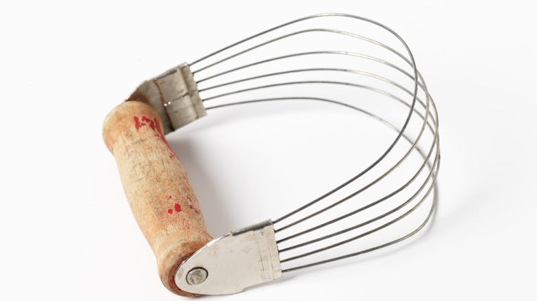 pastry cutter on white background