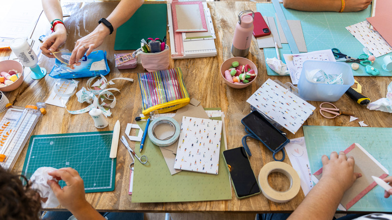 people doing a DIY project