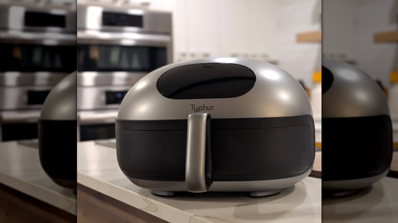 Typhur Dome 2 air fryer on counter in residential home.