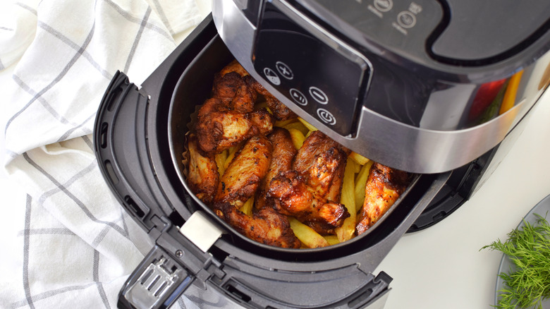 If Your Air-Fried Food Isn't Crispy, You're Probably Making This Mistake