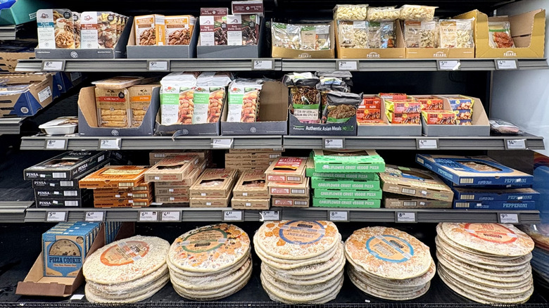 Aldi take-and-bake food section