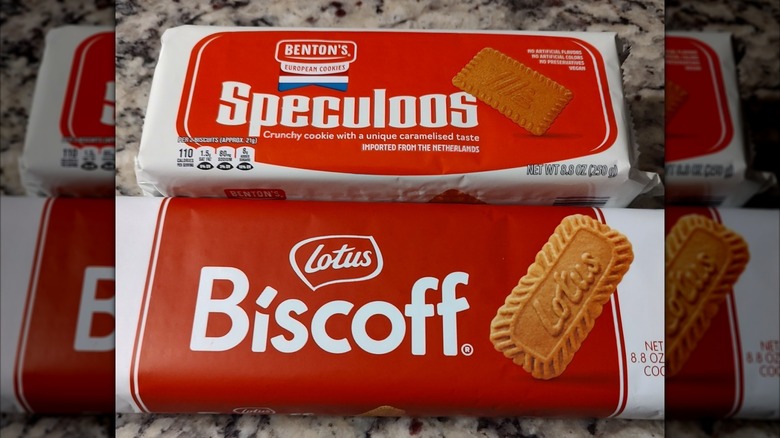 Benton's Speculoos and Lotus Biscoff cookies