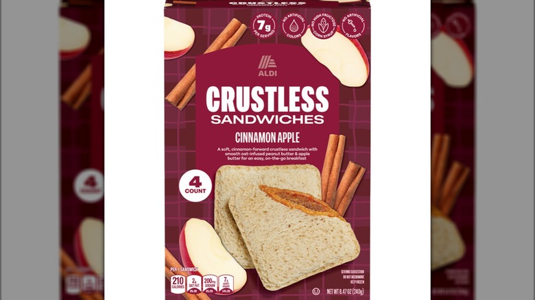 Box of four Cinnamon Apple Crustless Sandwiches
