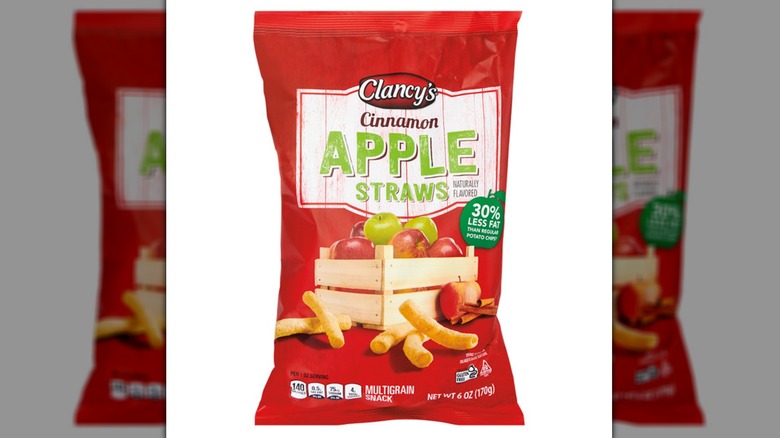 Red bag of Clancy's Cinnamon Apple Straws