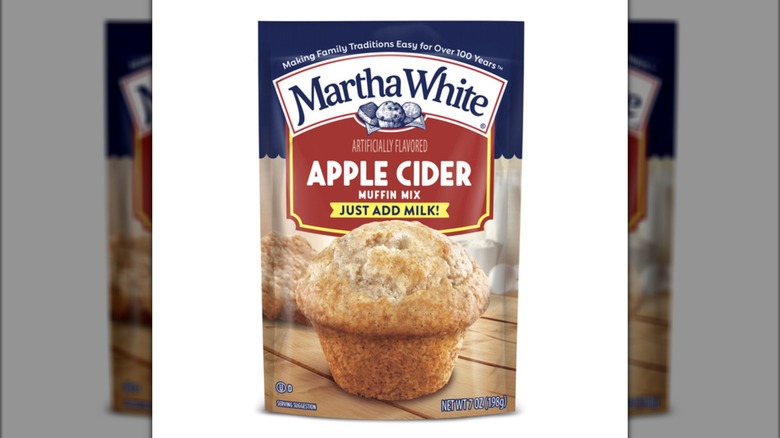 Bag of Martha White Apple Cider Muffin Mix