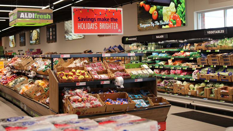 Inside an Aldi