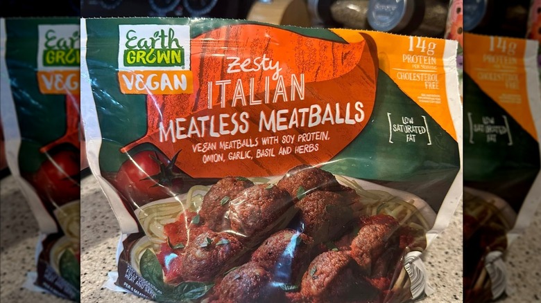 Earth Grown Zesty Italian Vegan Meatless Meatballs