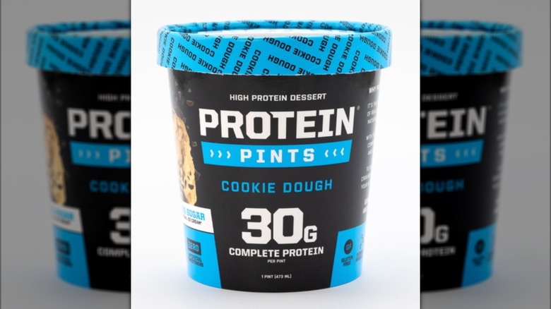 Aldi Protein Pints on white background