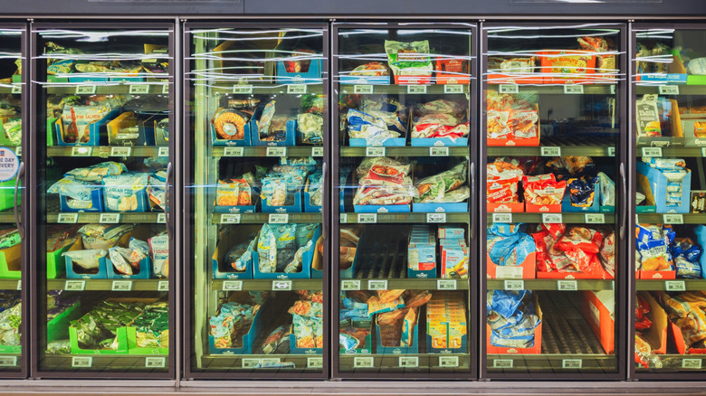 Aldi freezer aisle