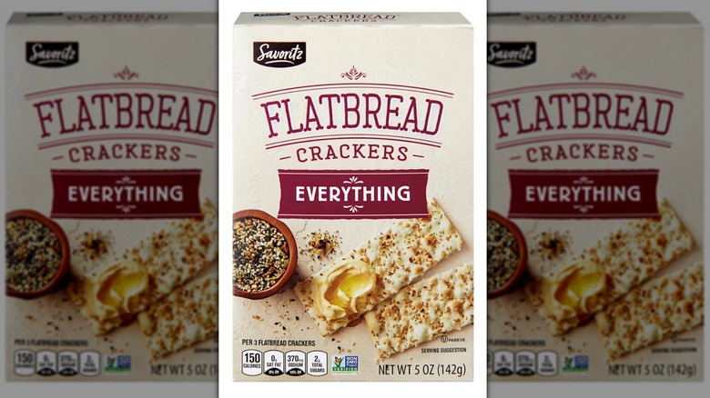 Savoritz Everything Flatbread Crackers