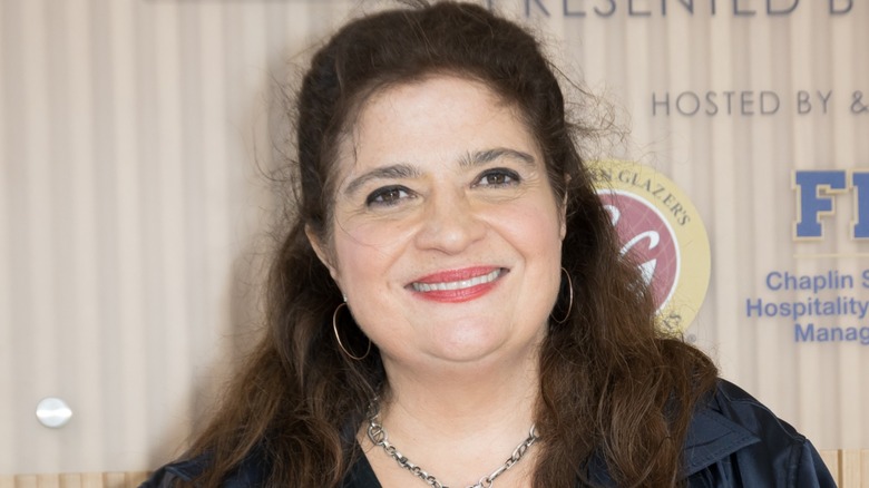 Alex Guarnaschelli posing for a photo