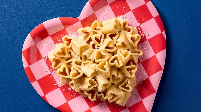 Heart shaped pasta