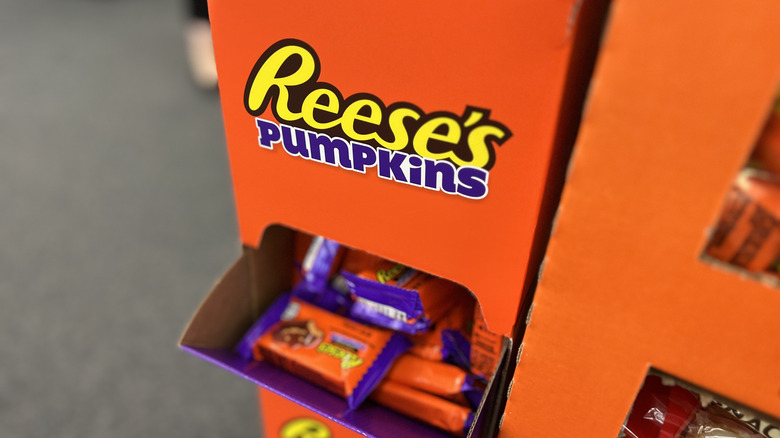 Reese's Pumpkins dispenser.