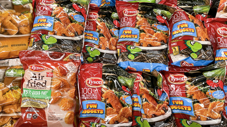 Tyson Foods packaged chicken products