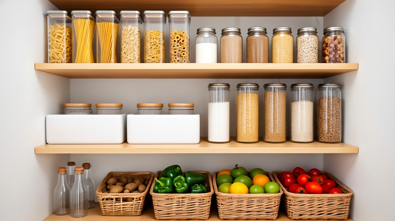 Organized pantry