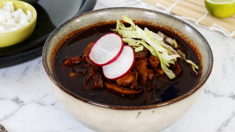Mole with ancho chiles