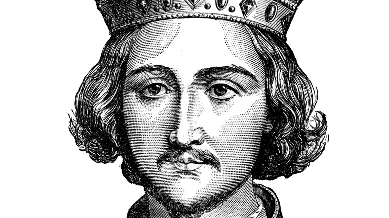 A portrait of King Richard II.