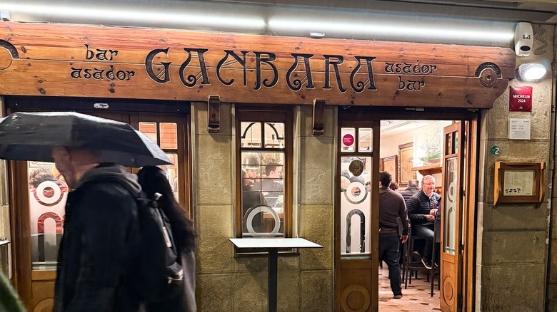 The exterior of Ganbara in San Sebastián