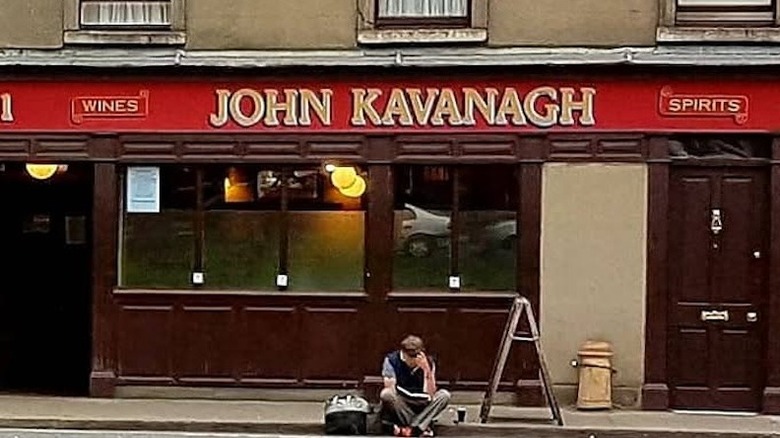 The exterior of John Kavanagh (The Gravediggers) in Dublin