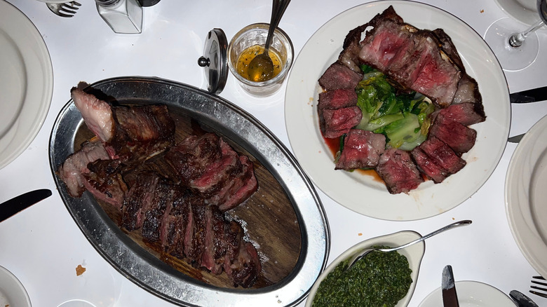 The mutton chop from Keens Steakhouse in New York City