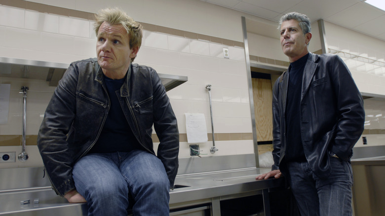 How Anthony Bourdain Once Brutally Criticized Gordon Ramsay's Hell's Kitchen