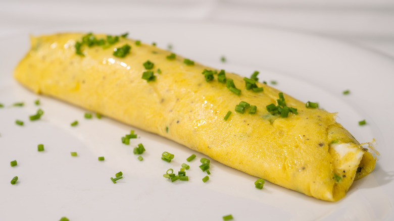 French omelette with herbs