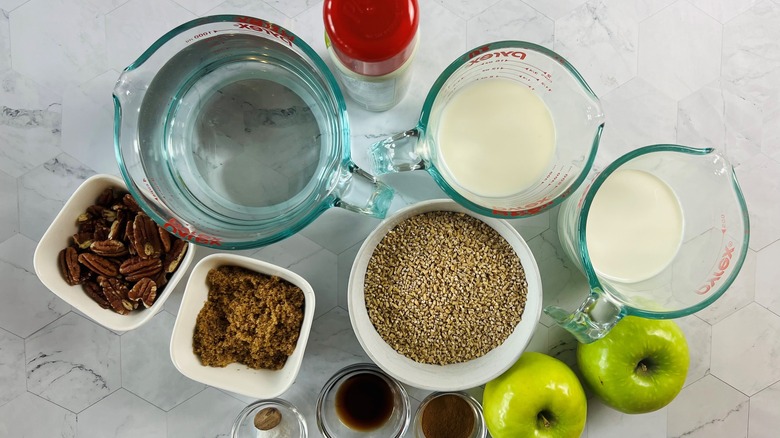 apple cinnamon oatmeal ingredients