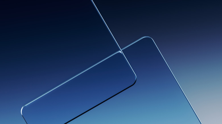 two pieces of glass