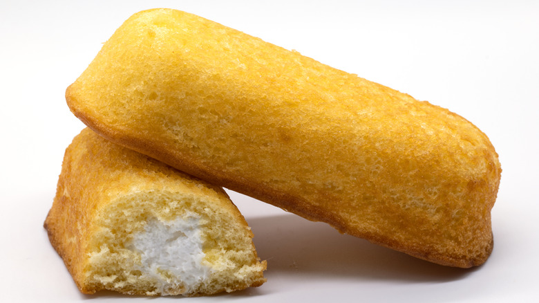 One twinkie placed over other