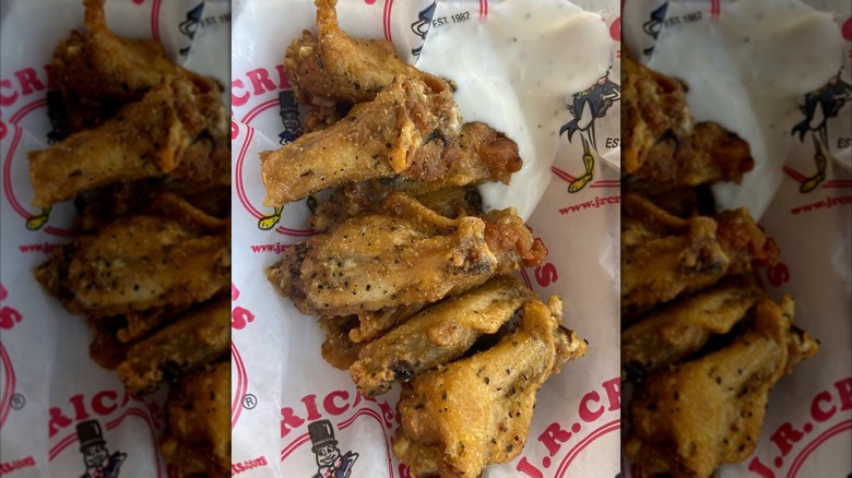 Wings on a J.R. Crickets paper