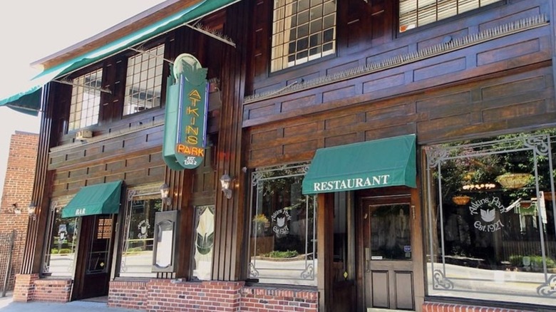 outside of Atkins park restaurant