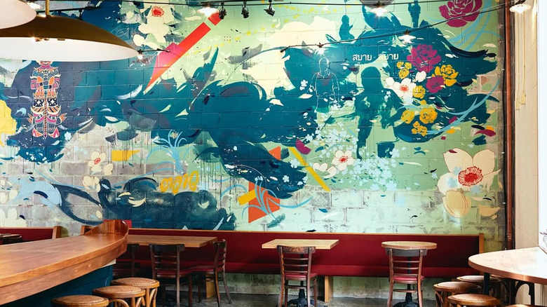 Talat Market Interior Mural