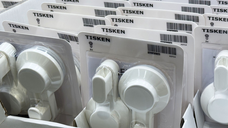 Ikea tisken suction cup hooks in two-packs
