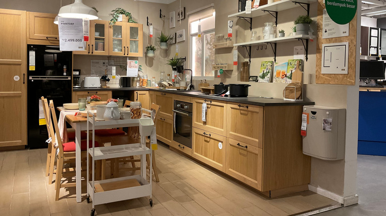 Ikea sample kitchen display