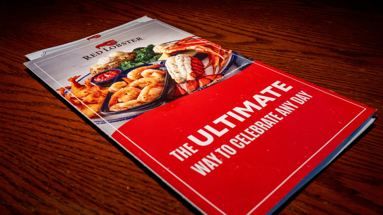 Red Lobster menu
