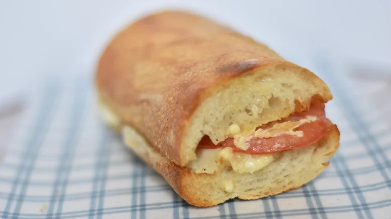 Toasted Garden Caprese sandwich