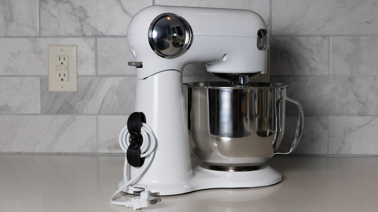 A stand mixer.