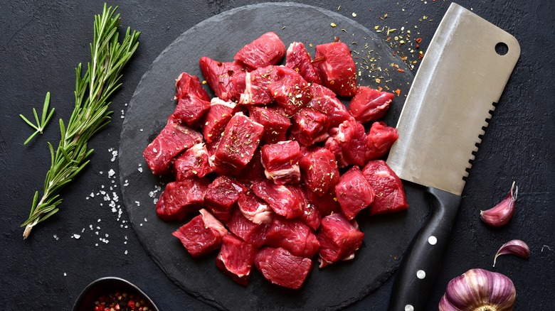 Beef chunks for stew