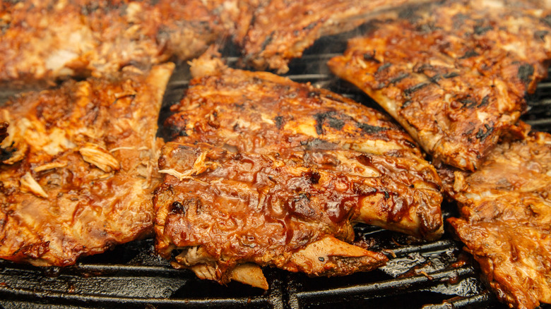 baby back ribs on the grill
