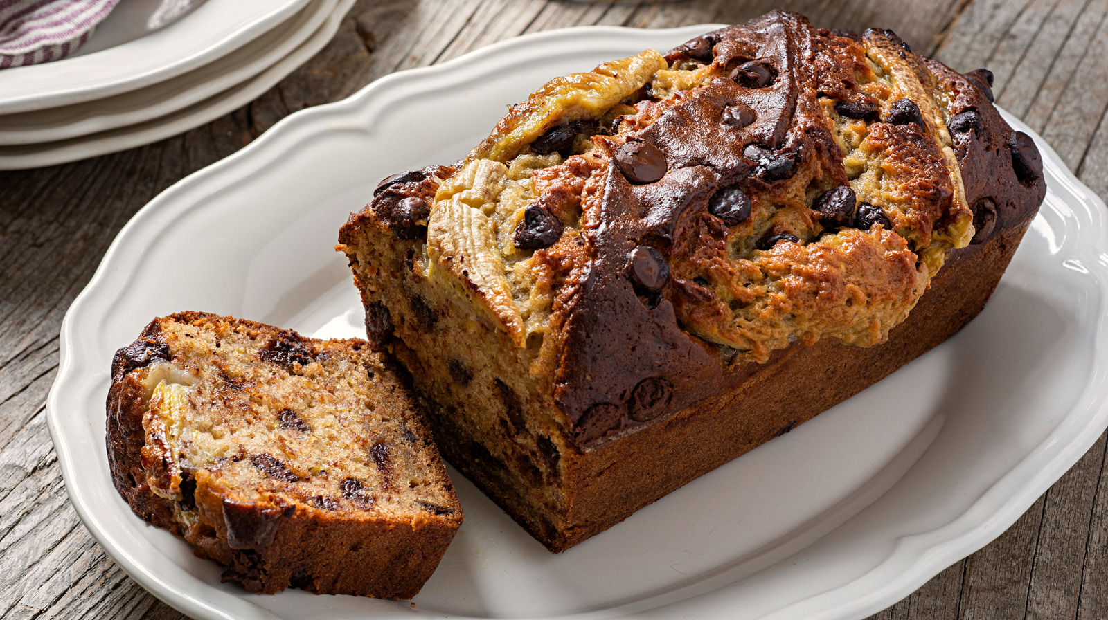 Espresso gleicht die Süße von Bananenbrot aus
