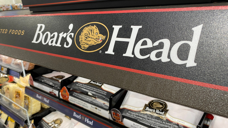 Boar's Head deli meat section