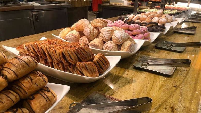 A pastry display at Wicked Spoon at The Cosmopolitan of Las Vegas